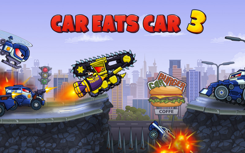 بازی Car Eats Car 3 برای اندروید